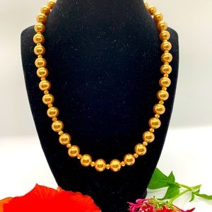 Gold beaded strand by JBJ